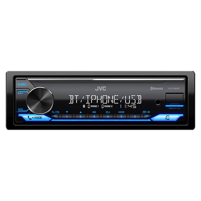 JVC KD-X382BT autoradio con sintonizzatore RDS e Bluetooth 100mm