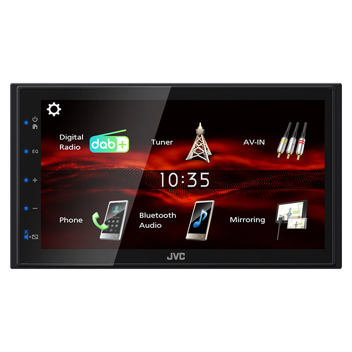 Autoradio JVC KW-M180DBT 2-DIN BT con DAB+