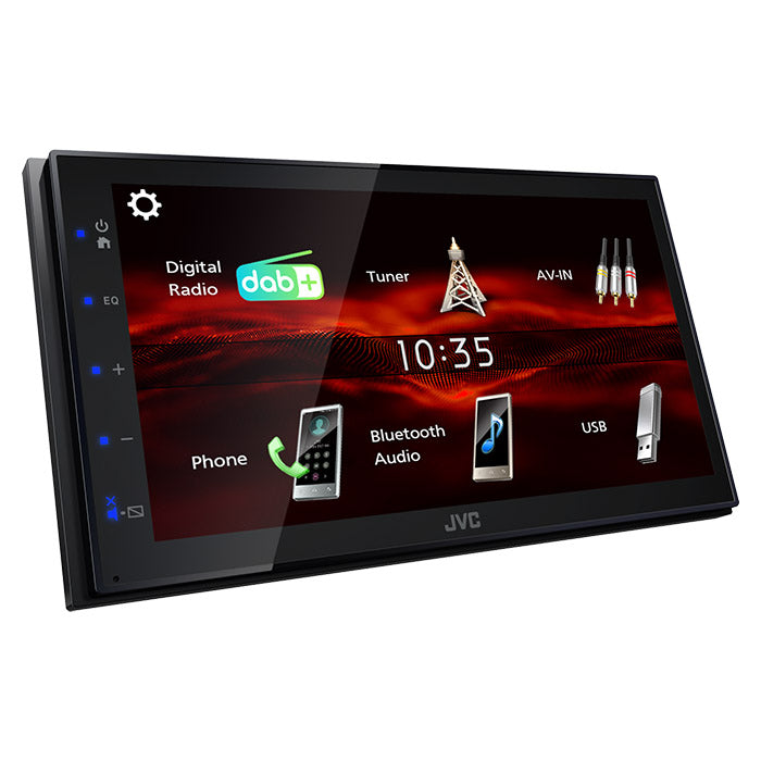 Autoradio JVC KW-M180DBT 2-DIN BT con DAB+