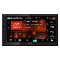 AppRadio JVC KW-M695DBW Apple Carplay e Android Auto
