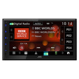 AppRadio JVC KW-M695DBW Apple Carplay e Android Auto