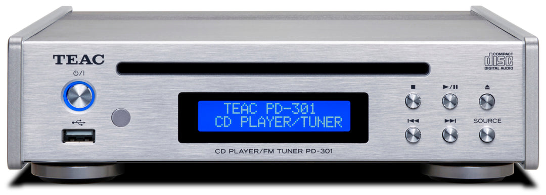 TEAC PD-301DAB-X/S, DAB+/FM e Lettore CD (Argento)