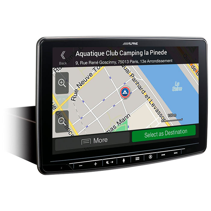 Alpine INE-F904DC Halo9 con navigazione e mappe per camion