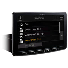 Alpine INE-F904DC Halo9 con navigazione e mappe per camion