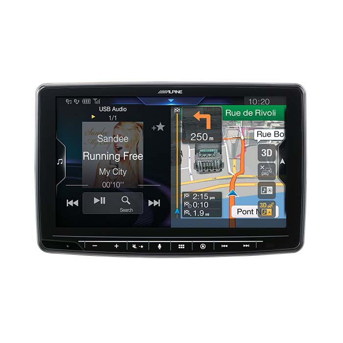Alpine INE-F904DC Halo9 con navigazione e mappe per camion