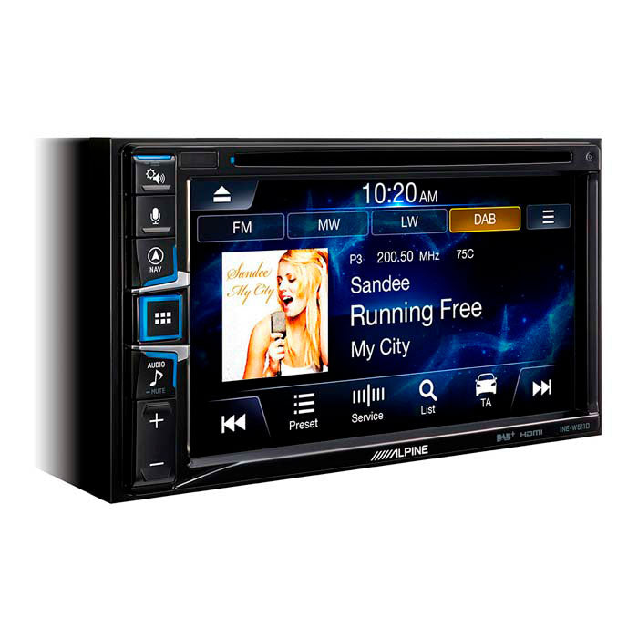 Alpine INE-W611DC stazione multimediale 2-DIN con scheda camion