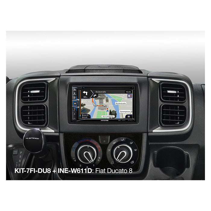 Kit Alpine KIT-7FI-DU8 7" per Fiat Ducato modello 8 2022-