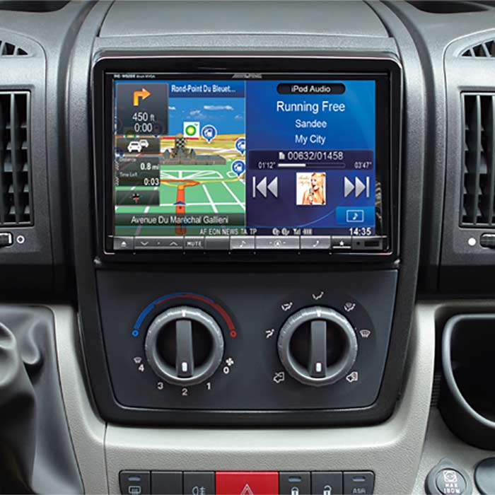 Kit 2-DIN 8" per Fiat Ducato III 2006->
