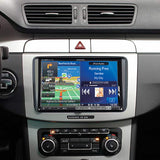 Kit di montaggio 2-DIN 8" per VW con display bianco