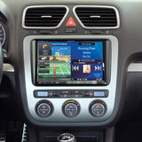 Kit di montaggio 2-DIN 8" per VW con display bianco