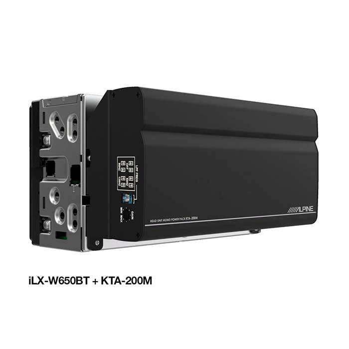 Amplificatore mono aggiuntivo Alpine KTA-200 per ilx-w650bt