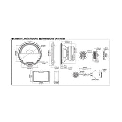 Alpine R2-S652 altoparlante PRO da 16.5CM set componenti a 2 vie