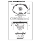 Alpine R2-S69 altoparlante 6x9" coassiale a 2 vie