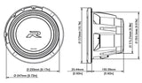 Alpine R2-W10D2 Type-R subwoofer da 10" a 2 Ohm