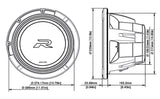 Alpine R2-W12D4 subwoofer Type-R 12" 4 Ohm