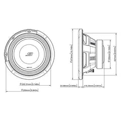 Alpine S2-W10D2 subwoofer 10" doppia bobina 2 ohm