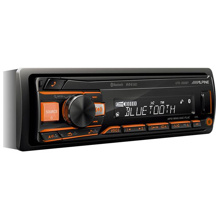 ALPINE UTE-200BT Autoradio con Bluetooth e USB