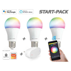 Caliber E27 Smart Home starterpack lampadine LED bianco/multicolore