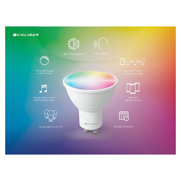 Caliber GU10 Smart Home lampadine LED bianche/multicolore