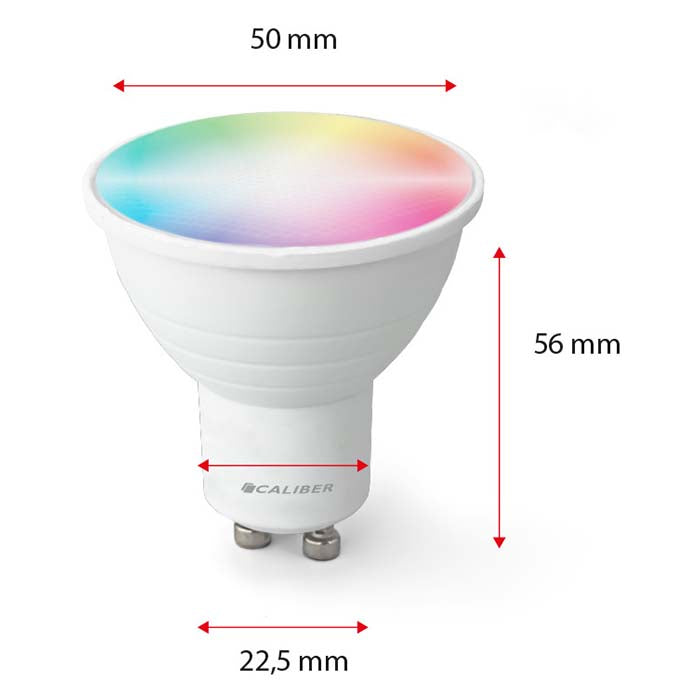 Caliber GU10 Smart Home lampadine LED bianche/multicolore
