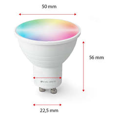 Lampadine LED Caliber GU10 Smart Home confezione da 3, bianche/multicolore