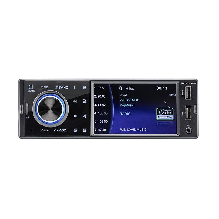 Caliber Radio with DAB+, Bluetooth and USB (Black)
