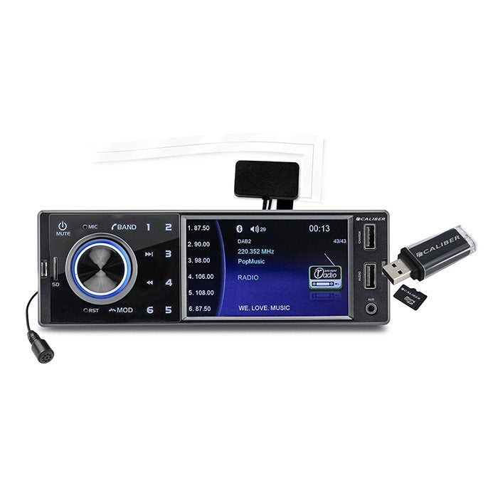 Caliber Radio with DAB+, Bluetooth and USB (Black)