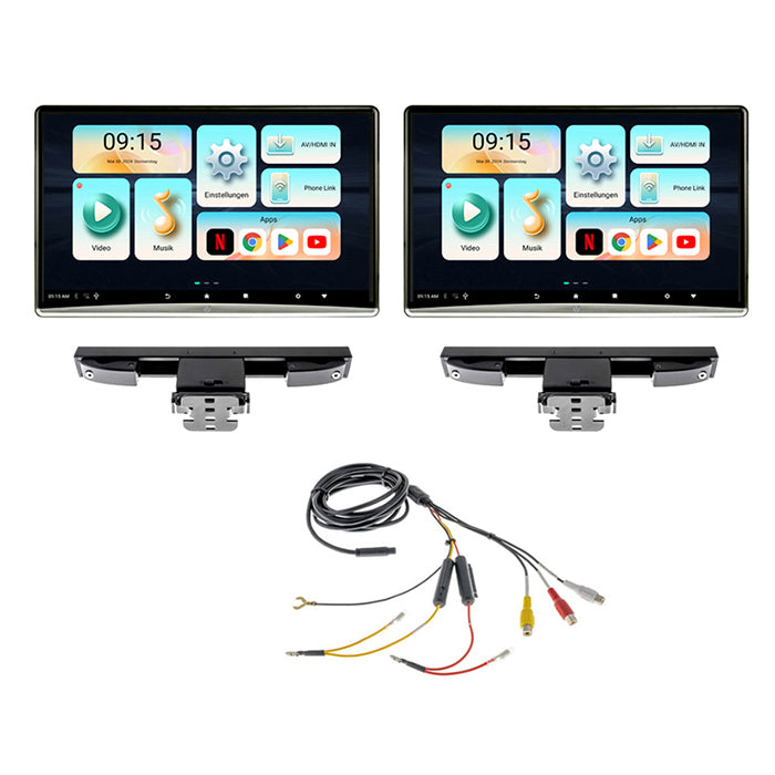 Set Ampire con due schermi Android da 12,4"