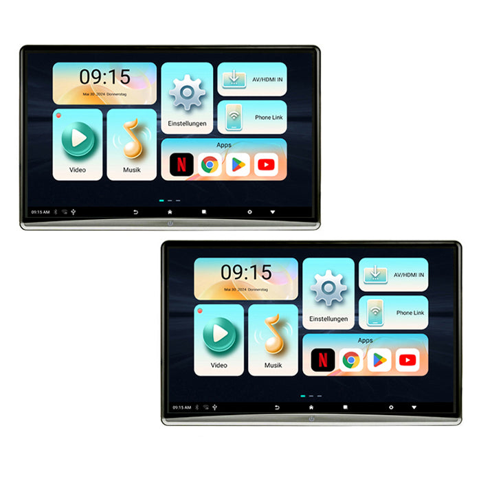 Set Ampire con due schermi Android da 12,4"
