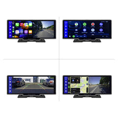Schermo Ampire da 10" con CarPlay Android Auto AHD Dashcam