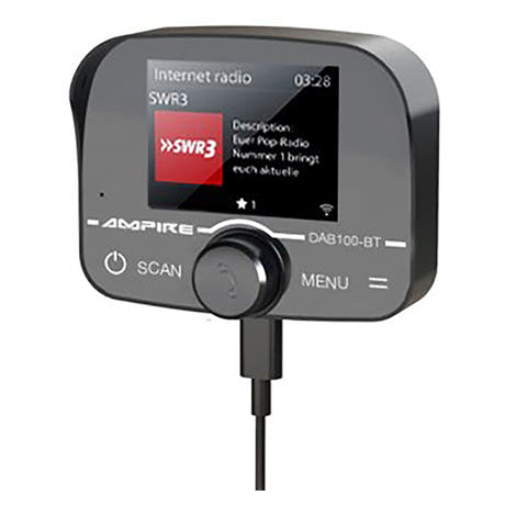 Sistema vivavoce Ampire con DAB+ e streaming A2DP