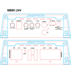 Monoblocco Ampire da 24 volt - Amplificatore per camion