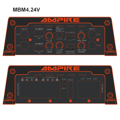Amplificatore Ampire da 24 volt a 4 canali per camion