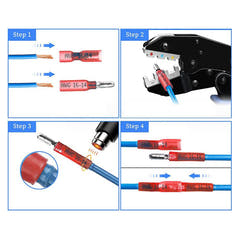 Kit di collegamento cavi Ampire 142 pezzi