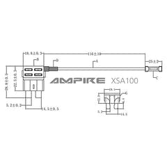 Ampire presa per fusibile ATO 10A (ACU) - 1 pz.