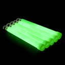 25 Bastoncini luminosi 6'' con cordino (Verde)