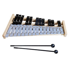 V-TONE DC27 Glockenspiel cromatico per bambini – 27 toni con custodia e mazze