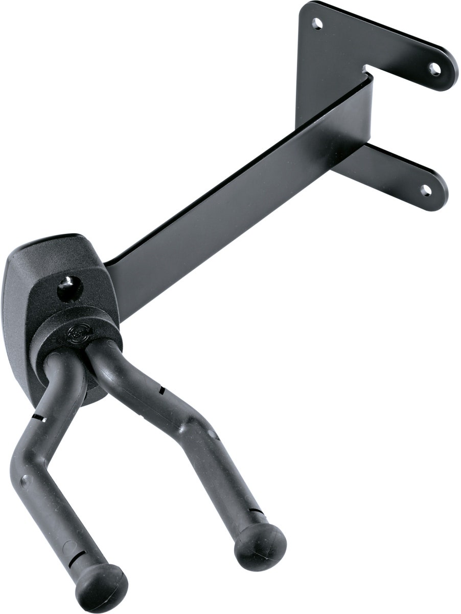 K&M 16255 Supporto da parete per Chitarre nero