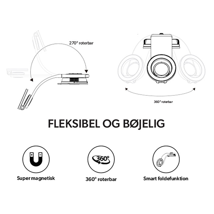 Supporto mobile flessibile Avant con ventosa