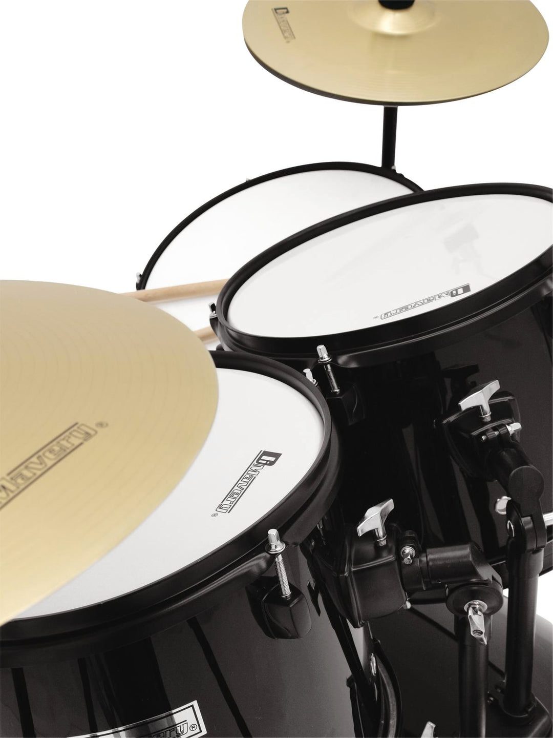 DiMavery DS-200 Set di Batteria, Nero