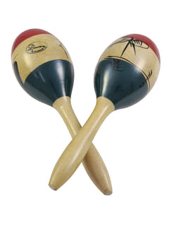 DiMavery Maracas Giamaica, Legno 2 pz