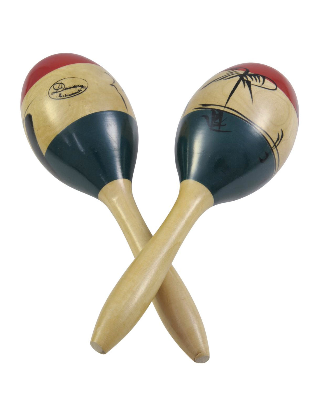 DiMavery Maracas Giamaica, Legno 2 pz