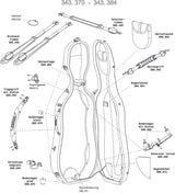 GEWA Cello case Idea Original Carbon 2.9 - Side handle