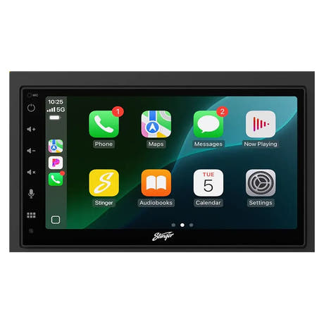 Schermo Stinger da 6,8" con Carplay/Android Auto wireless