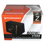 Phoenix Gold Sub attivo 10" con cavi e telecomando
