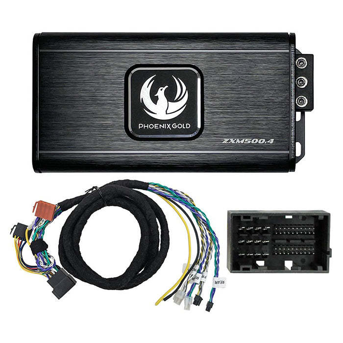 Amplificatore Phoenix Gold Fiat 500W 4x125W Plug-N-Play