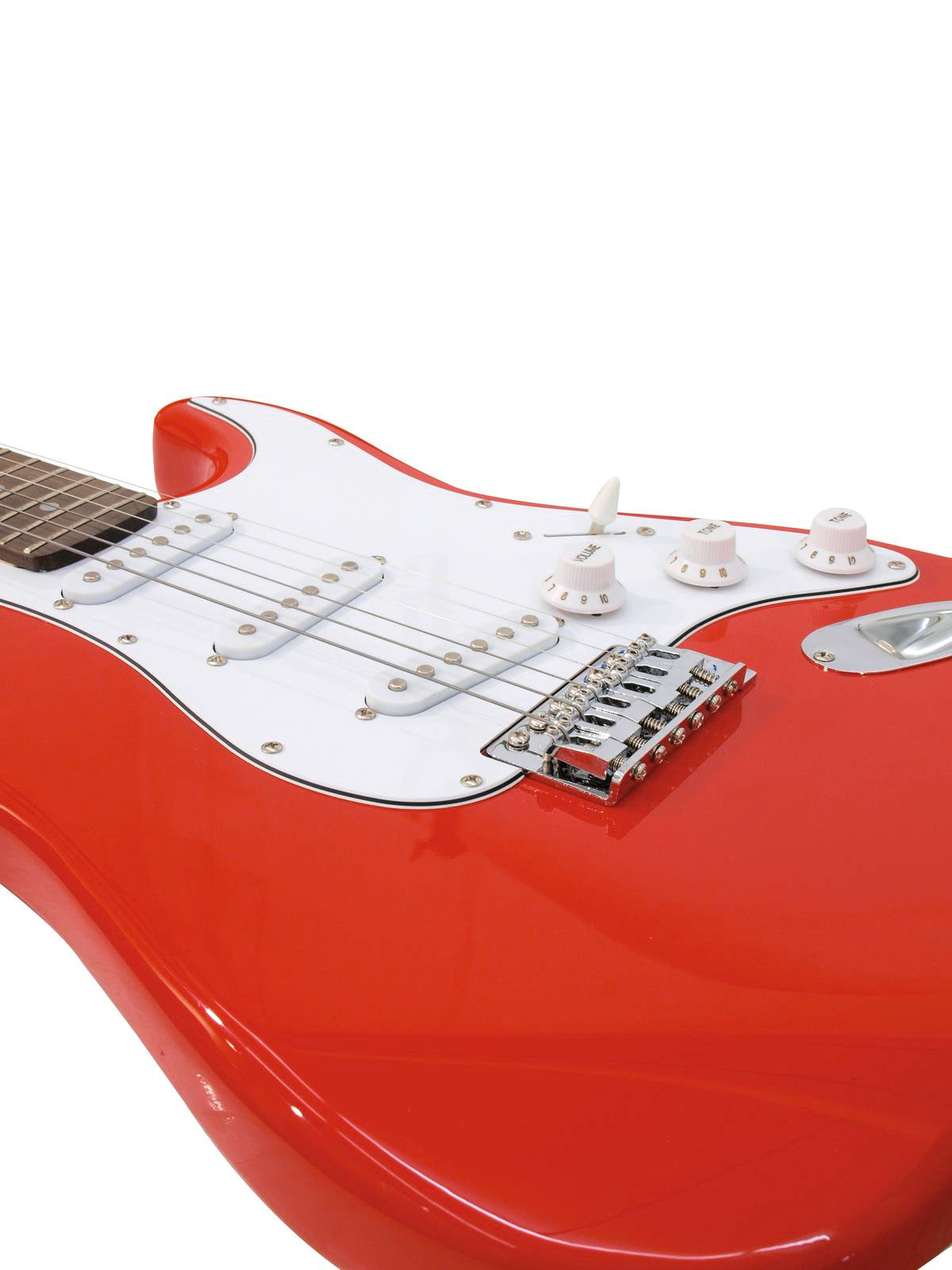 DiMavery ST-203 Electric Guitar, Red