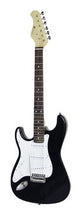 DiMavery ST-203 Electric Guitar LH, Black