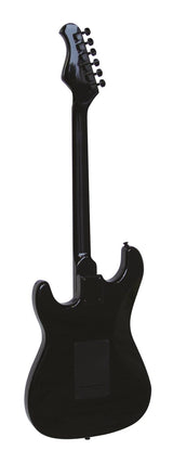 DiMavery ST-203 Electric Guitar, Gothic Black