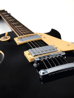 DiMavery LP-520 Electric Guitar, Black